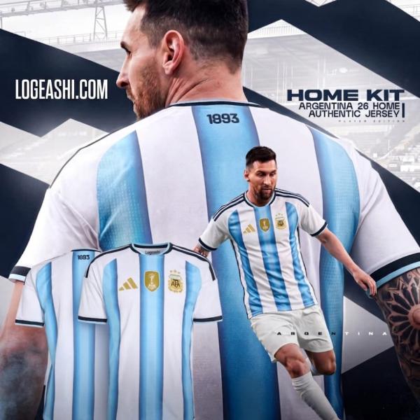Argentina 2026 World Cup Home Jersey - Player Edition