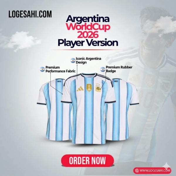 Argentina 2026 World Cup Home Jersey - Player Edition